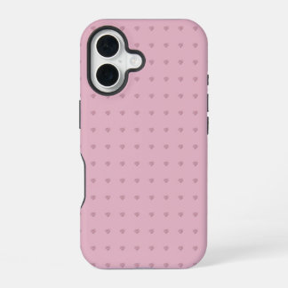 iPhone 16 Funda para teléfono / iPad con patrón de corazón e