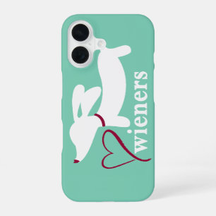 iPhone 16 Funda para teléfono móvil de perros vieneses dachs