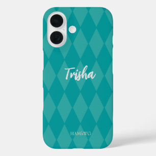 iPhone 16 Funda para teléfono móvil HAMbyWG - Argyle