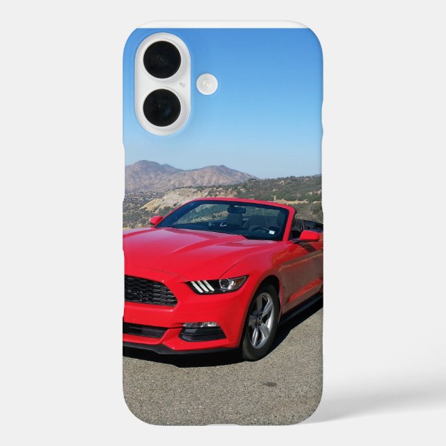 iPhone 16 Funda para teléfono Mustang (Reverso )