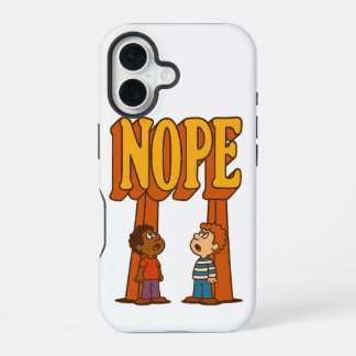 iPhone 16 Funda para teléfono Nope