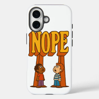 iPhone 16 Funda para teléfono Nope