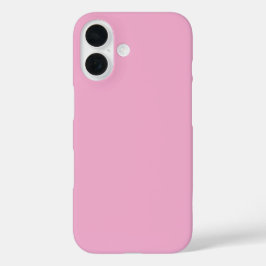 iPhone 16 Funda para teléfono rosa pastel
