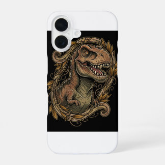 iPhone 16 Funda para teléfono T-rex 