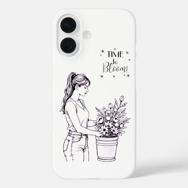 iPhone 16 Funda para teléfono Time to Bloom (Reverso )