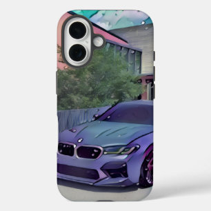 iPhone 16 Funda trasera de teléfono para coche BMW