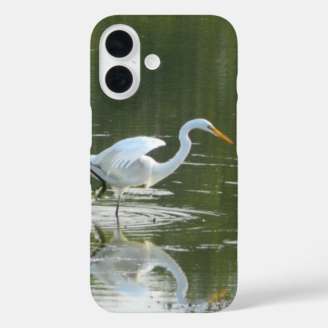 iPhone 16 Funda universal de Egret Blanco (Reverso )