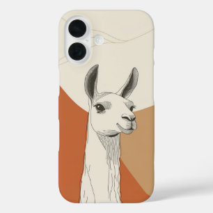 iPhone 16 Giraffe Love Funda - Arte Minimalista lindo