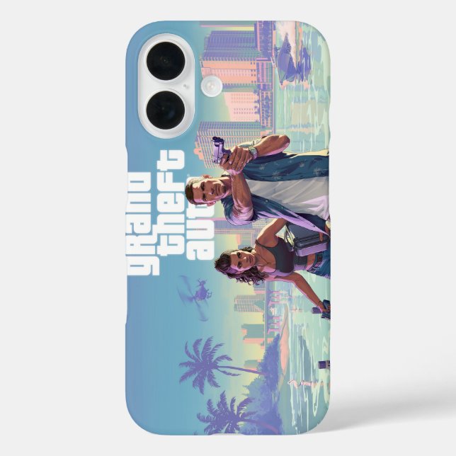 iPhone 16 Gran robo auto funda VI (Reverso )