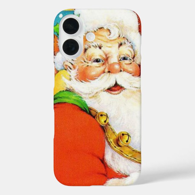 iPhone 16 hermosa santa claus funda (Reverso )