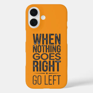 iPhone 16 Ir Funda móvil de citas motivacionales a la izquie