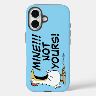 iPhone 16 ¡MÍO! NO ES TUYO. Funda de teléfono de pollo de Bo