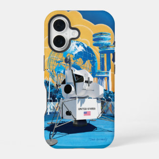 iPhone 16 Módulo Lunar de la Feria Mundial (Día): Funda para
