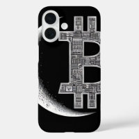Moon Bitcoin Circuit Design Tech Enthusiast Funda