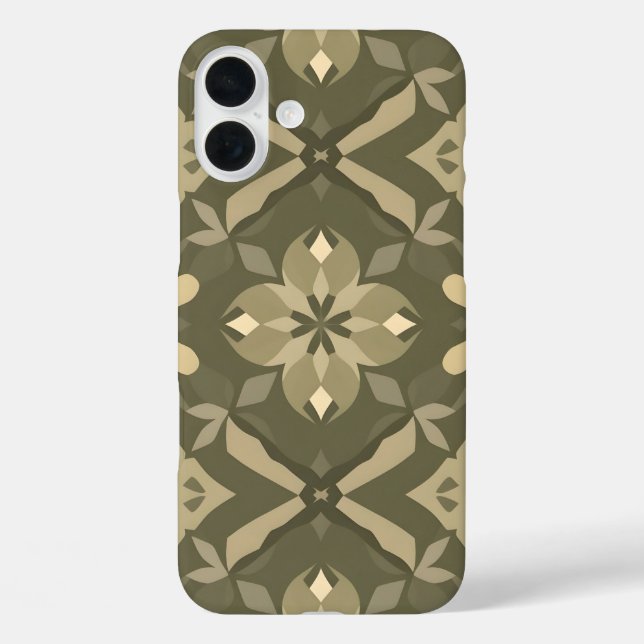 iPhone 16 Plus Elegante Funda Geométrico para iPhone16 - Desi sim (Reverso )
