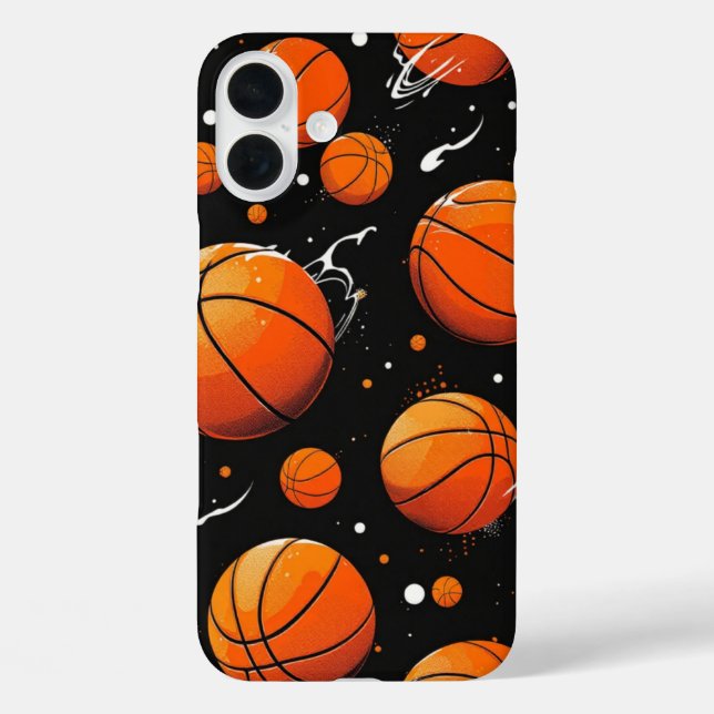 iPhone 16 Plus Funda de Bonza de Baloncesto (Reverso )