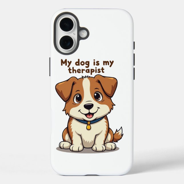 iPhone 16 Plus Funda de escucha de perros (Reverso )