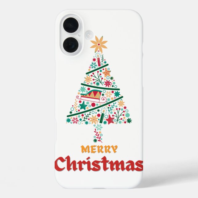 iPhone 16 Plus Funda de Navidad 4 (Reverso )