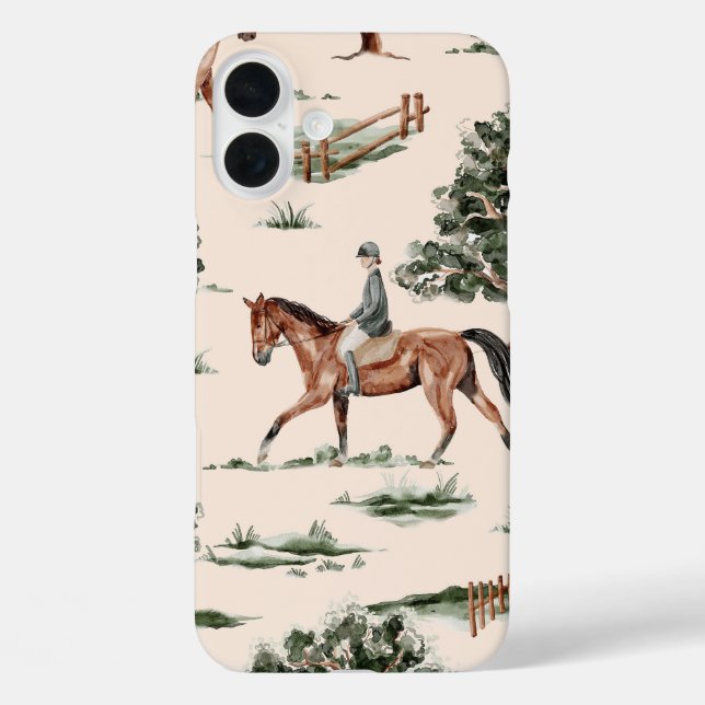 iPhone 16 Plus Funda de teléfono de equitación (Reverso )