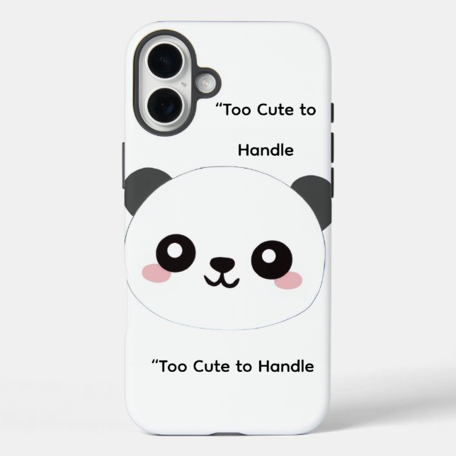 iPhone 16 Plus Funda de teléfono de Panda Adorable (Reverso )