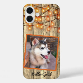 iPhone 16 Plus Funda de teléfono personalizada cuadrada rústica c