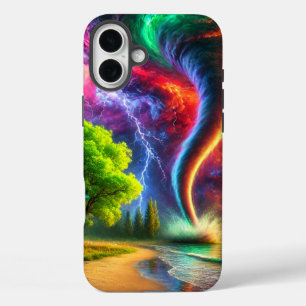 iPhone 16 Plus Funda de teléfono Tornado Artístico