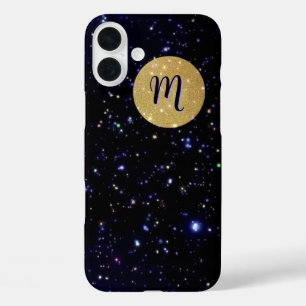 iPhone 16 Plus Funda Monogramado de Galaxy Moonlight - Cas para i