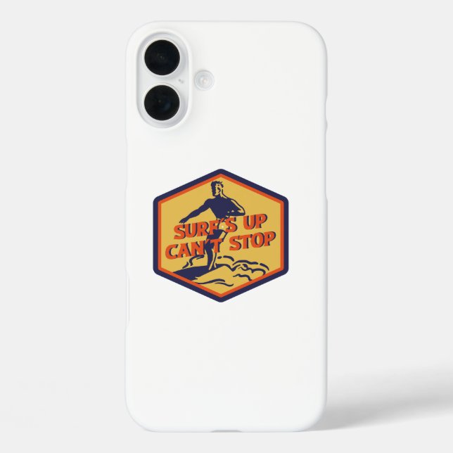 iPhone 16 Plus funda para teléfono surf no puede parar verano (Reverso )