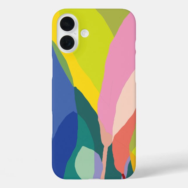 iPhone 16 Plus Funda para teléfono Vibraciones Tropicales (Reverso )