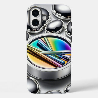 iPhone 16 Plus Galaxia purpurina: Funda estelar