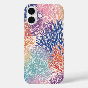 iPhone 16 Plus Jardín del ventilador del mar del arcoiris - Funda