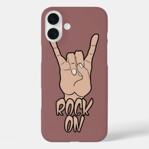 iPhone 16 Plus ROCK ON color personalizado Samsung funda