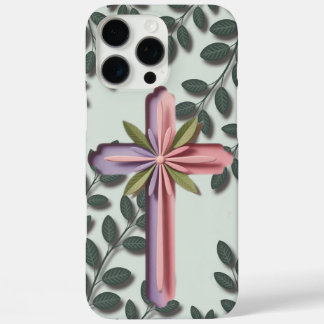 iPhone 16 Pro Funda con diseño Christian Cross Ai