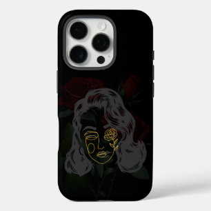 iPhone 16 Pro Funda de teléfono con máscara 