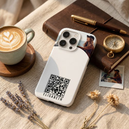iPhone 16 Pro Funda para teléfono con foto personalizada, nombre
