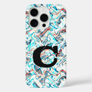 iPhone 16 Pro Funda para teléfono de niños con arte abstracto de