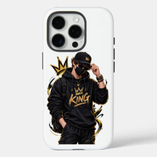 iPhone 16 Pro Funda para teléfono King Streetwear – Diseño de Co