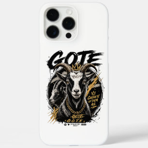 iPhone 16 Pro Max Diseño de funda de teléfono de lujo Corona Cabra