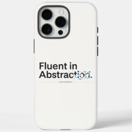 iPhone 16 Pro Max Funda de tecnología minimalista fluida en abstracc