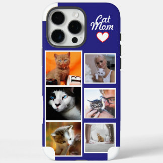 iPhone 16 Pro Max Funda de teléfono con collage de fotos personaliza