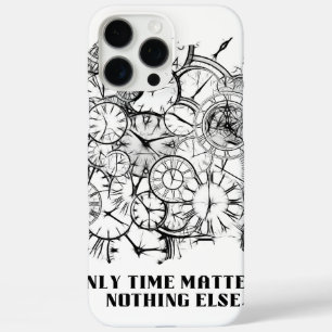 iPhone 16 Pro Max Funda de teléfono de arte de reloj vintage - Diseñ