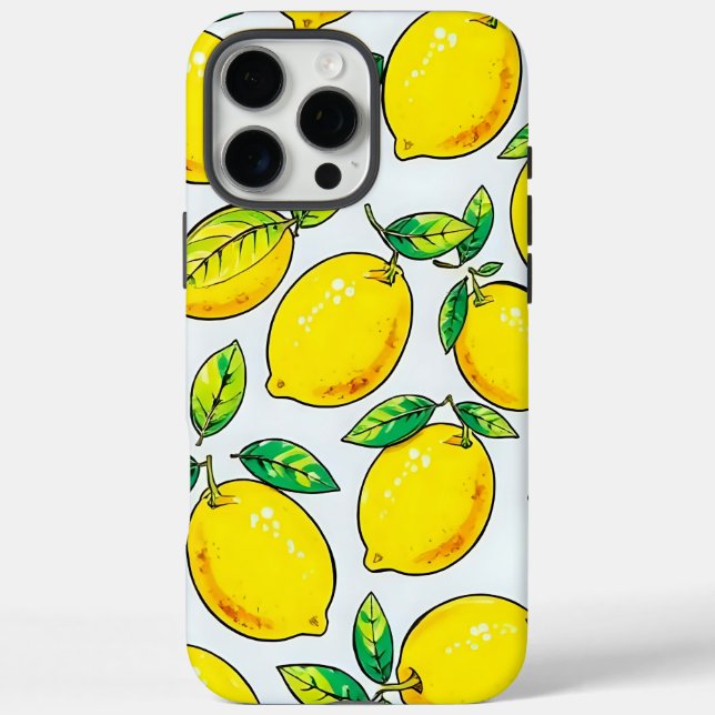 iPhone 16 Pro Max Funda de teléfono de limón (Reverso)