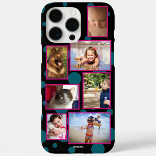 iPhone 16 Pro Max Funda de teléfono de varias fotos con lunares HAM