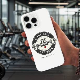 iPhone 16 Pro Max Funda de teléfono moderna personalizada para mamá 