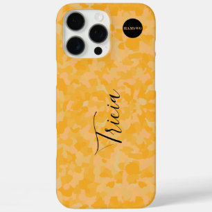 iPhone 16 Pro Max Funda de teléfono móvil Camuflaje Amarillo HAMbyWG