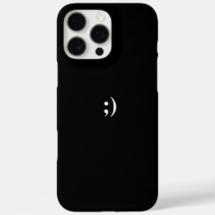 iPhone 16 Pro Max Funda negro simple
