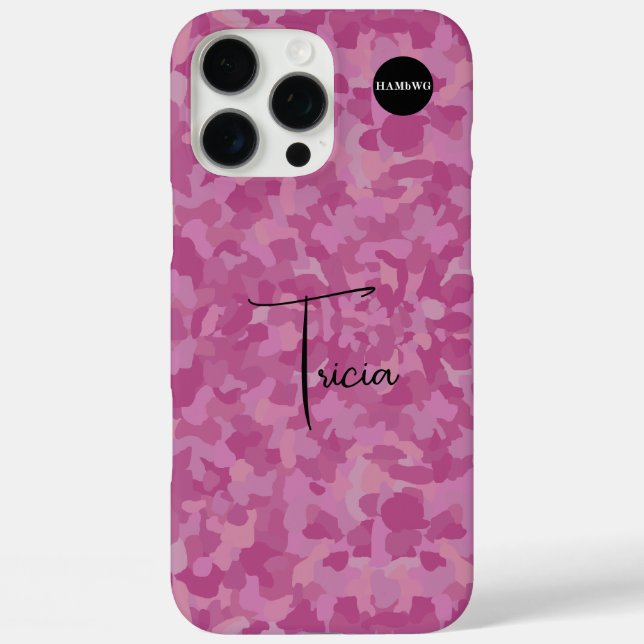 iPhone 16 Pro Max Funda para teléfono celular Camuflaje HAMbyWG (Reverso )