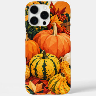 iPhone 16 Pro Max Funda para teléfono de calabazas geométricas de ot