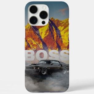 iPhone 16 Pro Max Funda para teléfono de coche muscular de los 90   