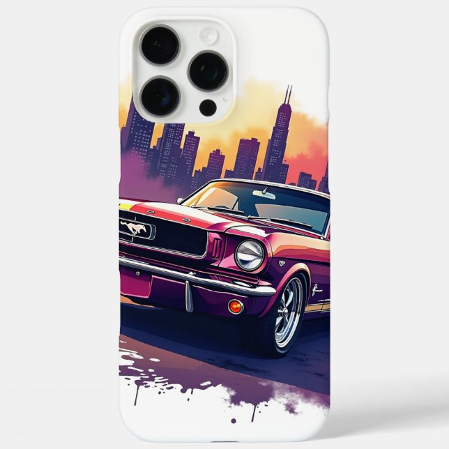 iPhone 16 Pro Max Funda para teléfono Mustang Sunset (Reverso )